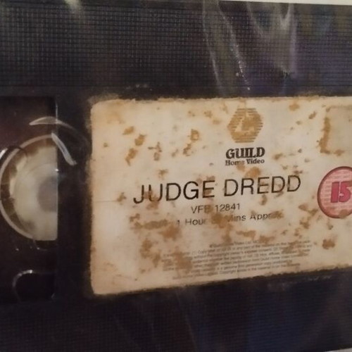 Judge Dredd VHS sealed, English, no subtitles, 1996 action sci-fi