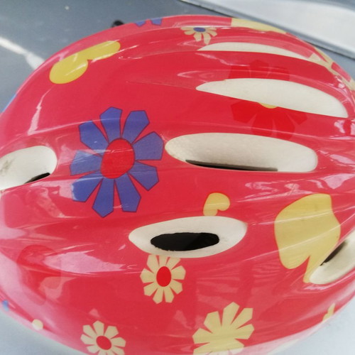 Bicycle helmet used, cycling accessory