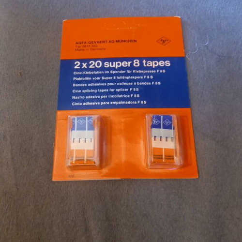 Agfa Super 8 Film Splicing Tapes vintage, new