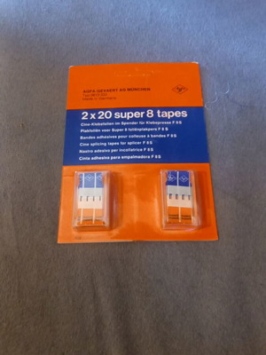 Agfa Super 8 Film Splicing Tapes vintage, new