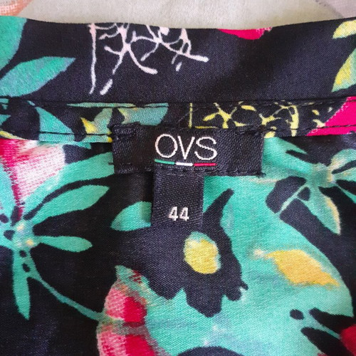 OVS Summer Blouse like new, size XXL 44, multicolor black