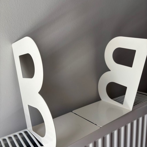 IKEA Busbasse bookends set of 2, new, steel