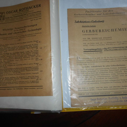 Physical Chemistry used bibliographic pamphlets 1931-1941