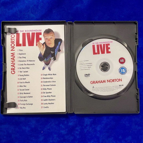 Graham Norton Stand Up Comedy Live DVD like new, English version