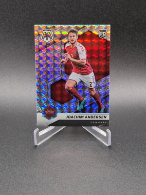 Panini Mosaic Road to FIFA World Cup #152 Silver Joachim Andersen Rookie Card used