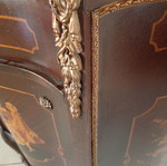 Marquetry Dressing Chest with Copper Decoration Like New