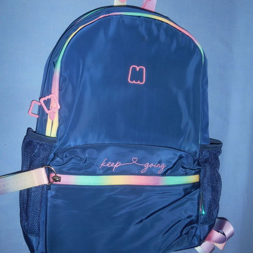 Rainbow school backpack new with laptop compartment