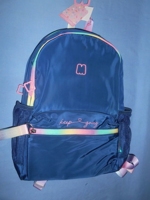 Σχολική τσάντα Rainbow καινούργια με θήκη για laptop