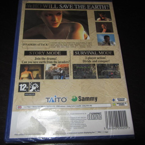 Space Invaders Invasion Day PlayStation 2 new sealed