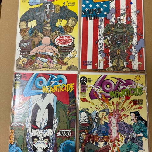 DC Comics Lobo Infanticide complete set issues #1-4 new, English