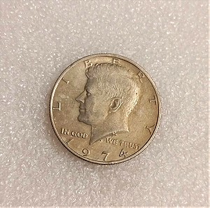Kennedy half dollar 1974