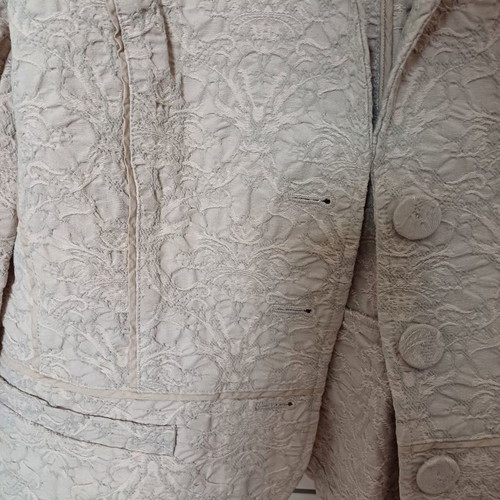 Beige brocade jacket used Marks & Spencer size M