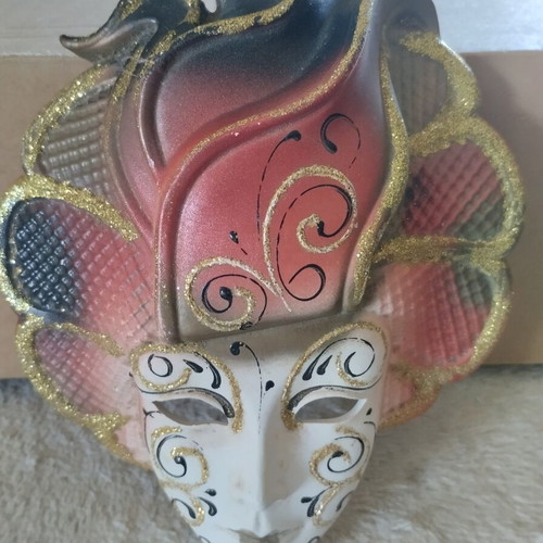 Vintage La maschera del galeone Venetian mask, new