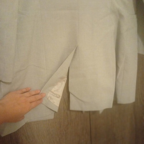 Positivo suit like new, long jacket large, straight pants XL