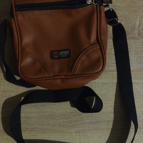 Leather crossbody bag new, lightweight and modern