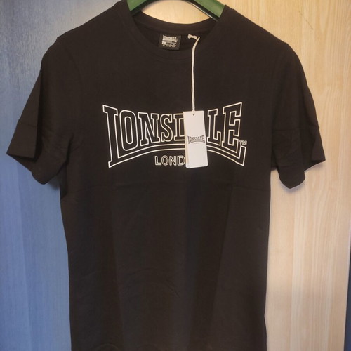 Lonsdale t-shirt new, size L, black