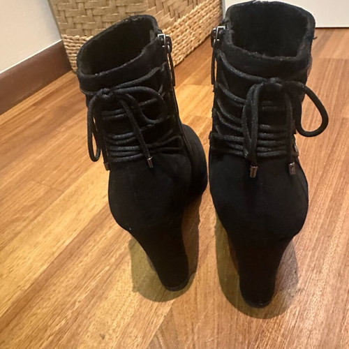 Tamaris ankle boots used, black, size 38