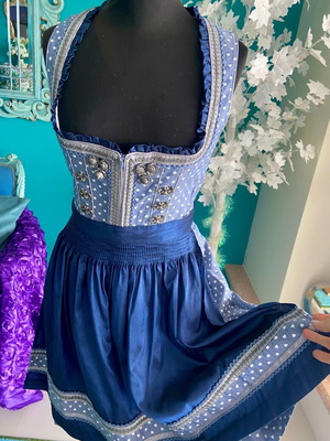 Βαυαρικό φόρεμα dirndl σαν καινούργιο με ποδιά, μέγεθος S 36