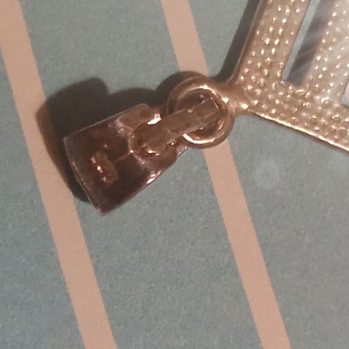 Silver 925 pendant with meander design