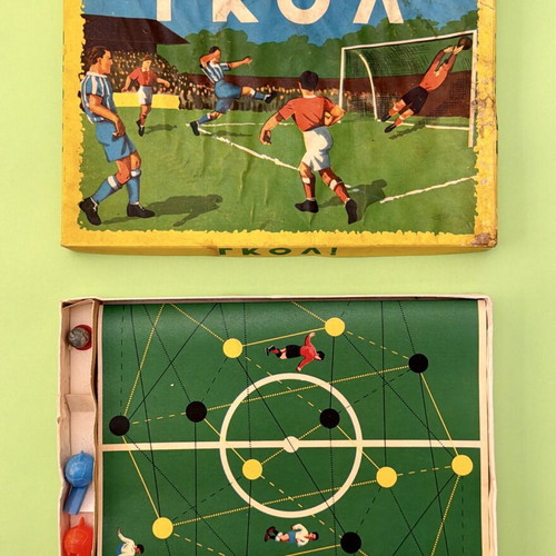 The Goal vintage board game used, 50s-60s sports