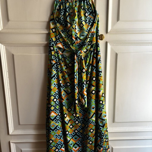 Halter dress Y2K by Nassis, like new, multicolor, size XXXL
