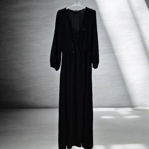 Lynne Katerina Kainourgiou Maxi Dress black like new, size medium