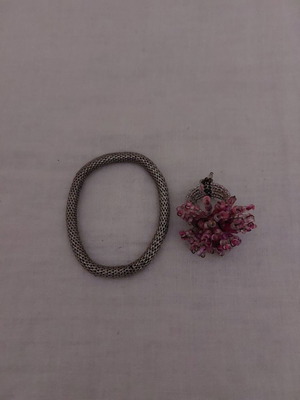 Bracelet and ring used, set of 2 pieces