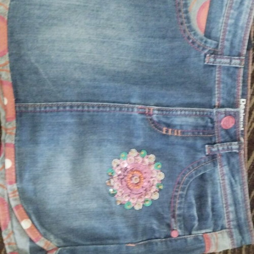 Desigual denim skirt for girl 11-12 years used, blue