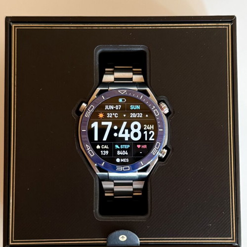 Huawei Watch Ultimate Ceramic 49mm waterproof with heart rate monitor like new