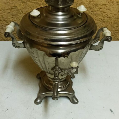 Russian samovars used, set of 2, electric from 1974