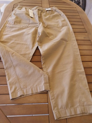 Marks and Spencer cotton pants new, beige, size XL