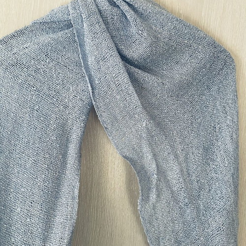 Blue scarf pashmina like new, worn few times