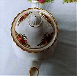  Μεγάλη καφετιέρα Royal Albert "old country roses" bone china England 1962-1973