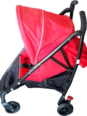 Canne Furia Ferrari stroller red like new with footmuff