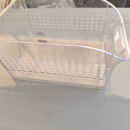 Plastic Storage Container like new, transparent 30 x 20 x 15 cm