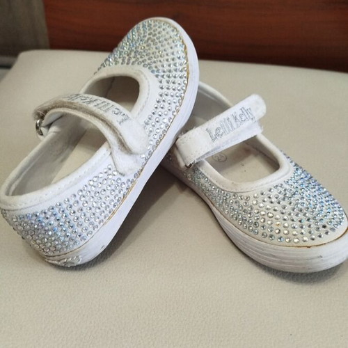 Lelli Kelly ballerinas size 24 like new, white