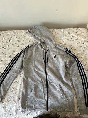 Adidas gray jacket like new, size S