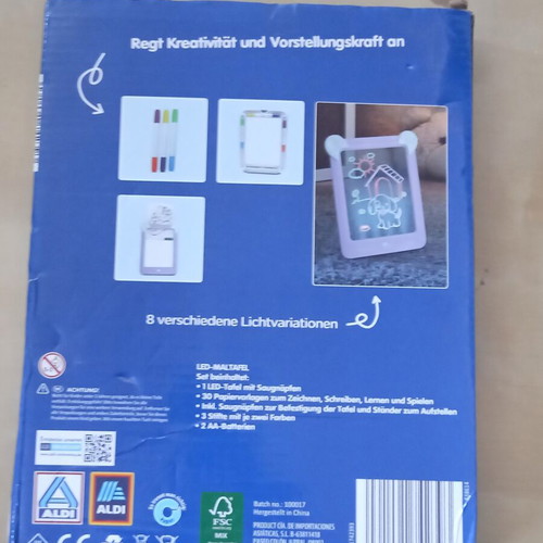 Magic Sketchpad Playland portable drawing tablet used