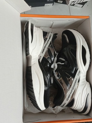 Come des FUCKDOWN* sneakers new, black and silver, size 42