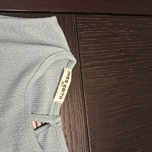 Miss Ebita crop top for girls, new, blue, size 146 cm, 12 years