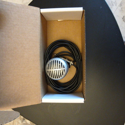 Shure 520DX Green Bullet harmonica microphone