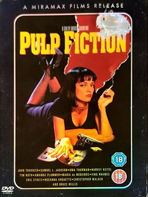 DVD Pulp Fiction νέο, με αγγλικούς υπότιτλους, ταινία εγκλήματος