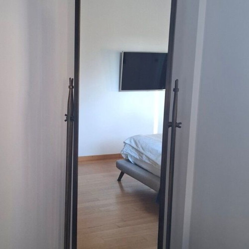 Floor mirror like new with vertical adjustment feature
