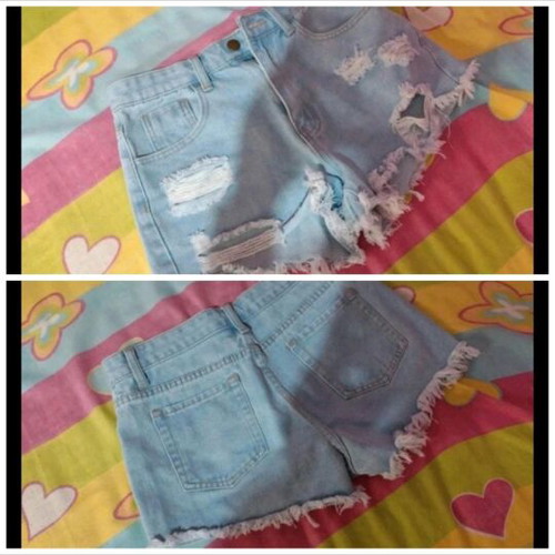 Blue shorts like new, size XS