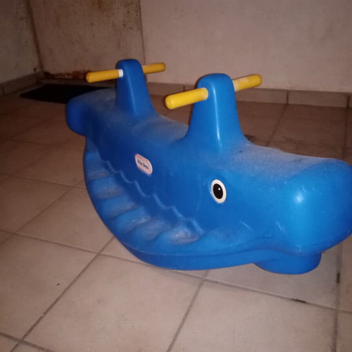 Little Tikes plastic children's rocking whale like new