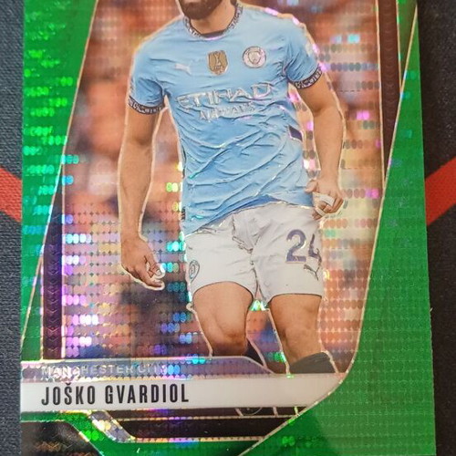 Panini Prizm Premier League 2024/25 Joško Gvardiol Green Pulsar #14 Manchester City