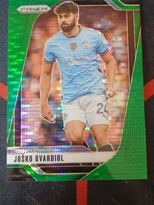 Panini Prizm Premier League 2024/25 Joško Gvardiol Green Pulsar #14 Manchester City