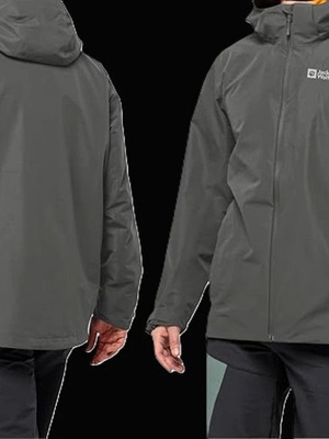 Jack Wolfskin Fernblick 2L Ανδρικό Μπουφάν καινούργιο, αντιανεμικό αδιάβροχο μέγεθος Medium