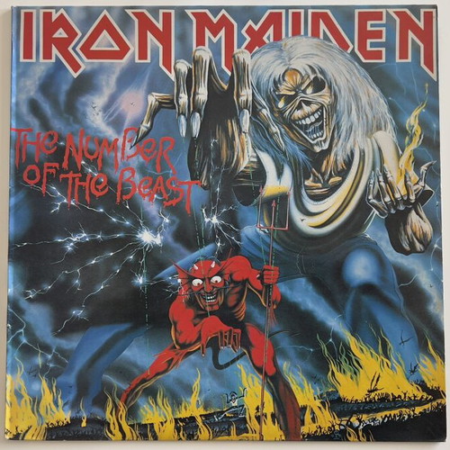 Iron Maiden The Number of the Beast LP original first press 1982 like new