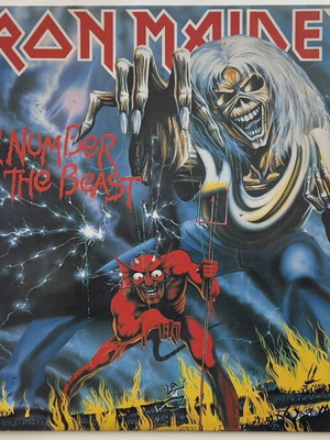 Iron Maiden The Number of the Beast LP original first press 1982 like new